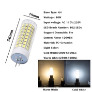G4 G9 BA15D E11 E12 E14 E17 GY6.35 Dimmable LED Lights Mini 102 LEDs Corn Bulbs 15W Replace 80W Halo