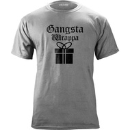 Original Funny Gangsta Wrappa (Gangster Wrapper) Christmas Gift Wrapping T-Shirt