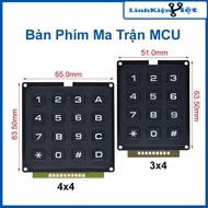 3x4-4x4 floating key industrial MCU matrix keyboard