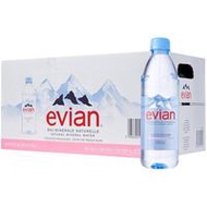 Evian Mineral Water Bottle 500ml x 24