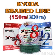 NINJA - KYODA High Performance Braided Line (x8/x12) Tali 12 Sulam Tali 8 Sulam Fishing Line Tali Di