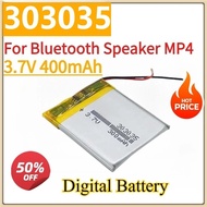 New Digital Battery 303035 3.7V 400mAh 803035 903035 103035 For Bluetooth Speaker MP4 Rechargeable L