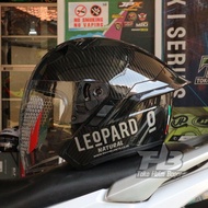 Helm Half Face RSV Cabone Graphic Glossy Dan Paket Ganteng Original SNI