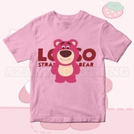 Lotso STRAWBERY BEAR CHILDREN'S CLOTHING TSHIRT T-SHIRTS FREE NAME LOTSO TOY STORY DOLL BOYS GIRLS C