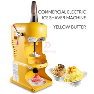Yellow Butter Adjustable Commercial Ice Shaver Snow Cone Maker Ice Shaving Machine