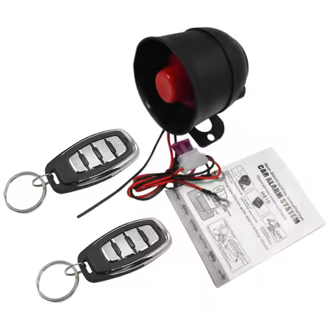 Universal Car Alarm Device Car Alarm System Suitable for DC12V Cars Universal 12V Car Alarm System
