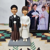 新婚 婚禮小物 結婚禮物訂製 客製化 新郎新娘 人偶 公仔 似颜绘