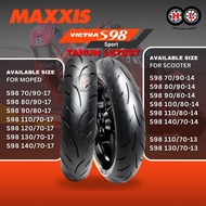 TAYAR MAXXIS VICTRA S98 ST F1 TUBELESS TYRE Size Tayar 17 & 14 inches - Maxxis Tyre Victra S-98 MAXI