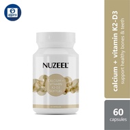Nuzeel Liquid Calcium With D3 & K2 60s | Support Healthy Bones & Teeth