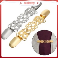 Women Cardigan Sweater Blouse Shawl Clips Crystal Shirt Collar Duck Clip Clasps(WLXJ)