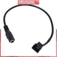 GLO Easy To Install DC5521 To 3Pin 4Pin Power Supply Cable For Stable Fan And Pump Connection