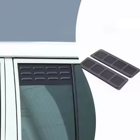 Rear Side Window Louver Vent Panel Cover Aluminum Alloy Window Ventilation Shutter For Toyota Land C