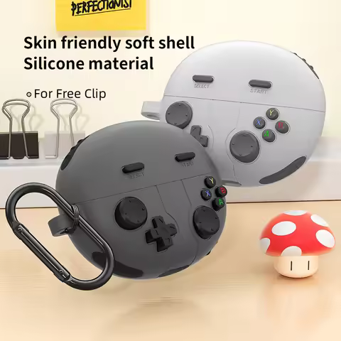 3D GamePad Cartoon Earphone Case For Huawei FreeClip Cover Cute Silicone Protective Cases For Huawei