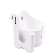 White 2 in 1 Stroller Cup Mobile HP Holder Universal Drink Bottle Baby Drinking Milk Bottle Clip Cla