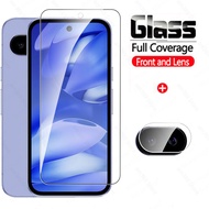 2in1 For Google Pixel 9a Tempered Glass Camera Lens Film Pixel9a 9 A 5G Fingerprint Unlock Screen Pr