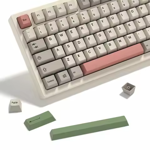 KBDiy 140 Keys/Set GMK Keycaps PBT Retro Cherry Profile GMK 9009 Keycap for Mechanical Keyboard Gami
