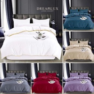 DREAMLUX 1800Tc Ice Silk Bedsheet With Comforter 7in1 Cadar Satin Super King | Queen | Super Single