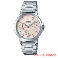 set watch ✻( ) ORIGINAL CASIO GENERAL LTP-V300D . STAINLESS STEEL MULTI FUNCTION