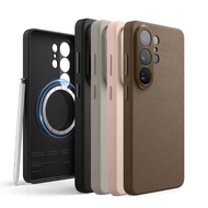 elago Galaxy S26 Ultra 磁吸植物皮革薄型手機殼