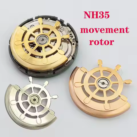 NH35 movement, oscillating weight rotor, watch movement, compatible with NH35, NH38, NH39, 4R, 6Rs r