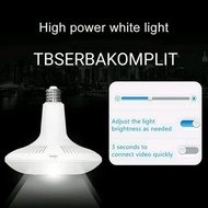 PREMIUM READY Wi-Fi Spy Cam CCTV Bohlam Lampu Silent Tanpa Suara 1000 lumen Terang terlaris