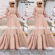 BELLA - BELLA VOL.2 WOMEN'S CRINKLE DRESS, THE LATEST MODEL