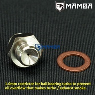 Turbo Oil Feed 4AN to 7/16 "-24 Garrett Ball Bearing GT28R GT