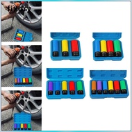 [fixory] Wheel Socket Set, Thin Socket Set, Metric, 17 Mm, 19 Mm, 21 Mm, Socket Set, Protective Whee