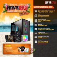 คอมประกอบ (comset) iHAVECPU MAR26AMDD5-051 RYZEN 5 9600X/RTX 5060 TI 16GB/B650M/32GB DDR5 5600MHz (S