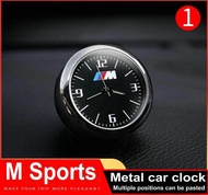 นาฬิการถเครื่องประดับ Auto Air Vents Outlet คลิปมินิตกแต่งรถยนต์ Dashboard แสดงเวลานาฬิกาอุปกรณ์เสริมสำหรับ BMW 1 Series 2 Series 3 Series 5 Series 6 Series X1 X3 X4 X5 X6 E30 E34 E36 E39 F10 f11 F3 F20(M โลโก้)