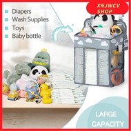 🔥🔥【IN STOCK】 Large Capacity Crib Hanging Storage Bag Portable Multifuncional Diaper Organizer High Quality Maternal Baby Products Organizer