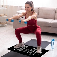 Squat Guide Mat Mat Mat Mat เสริมการฝึกอบรมความปลอดภัยการวางตำแหน่งเท้าสำหรับผู้ชายและผู้หญิงออกกำลั