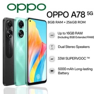 OPPO A78 5G (8+256) โทรศัพท์มือถือ ขยาย RAM เพิ่มได้ ชาร์จไว 33W แบต 5000mA