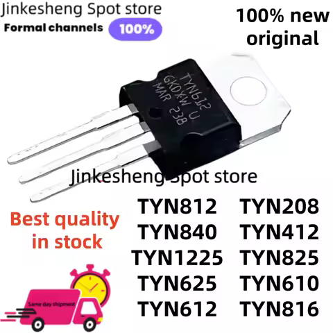 Original new 10/pcs TYN610 TYN612 TYN812 TYN816 TO-220 TYN825 TYN208 TYN412 TYN840 TYN1225 TYN625 TO