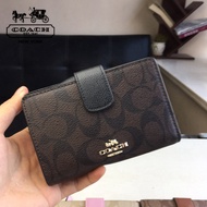 (Fast shipping) 100% original Coach short wallet for women with stock and receipt 53562 87936 33034