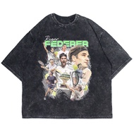 ROGER FEDERER WASHING VINTAGE TEE (WASHING T-SHIRT)
