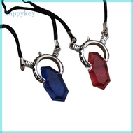 HAP Trendy Dmc Easter  5 Dante Pendant Necklace Red Blue Gem Cosplay Necklaces