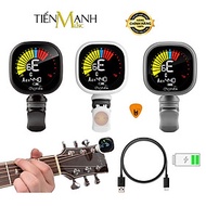 [Pin Sạc] Máy Lên Dây Đàn Guitar, Ukulele, Violin Cherub WST-675 Chỉnh âm Bass, Chromatic Clip on Tu