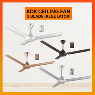 KDK CEILING FAN REGULATOR K15V0 60" / K15V0-PBR 60"  / K15W0 60" / K15W0-SL 60"  / K12V0 48"  / K12V