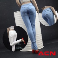 ACNTOYS 1/6 Soldier ACN003 Trendy Women's Hip Pants Denim Trousers Casual Pants Ready Stock