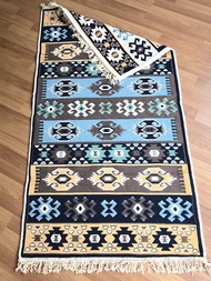 Home Decoration Reversible Turkish Bazaar Traditional Bohemian-Styled Kilim Rugs -For Living Rooms