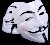 Mainan Anak Topeng Hacker Putih // Mainan Anak Topeng Joker Putih Murah