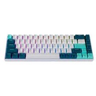 Tecware B68+, Wireless Mechanical Keyboard, 3-Mode, White / Gateron Black