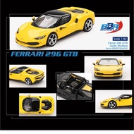 BBR MODELS BBRFER64005 Ferrari 296 GTB Giallo Modena - MINI GT