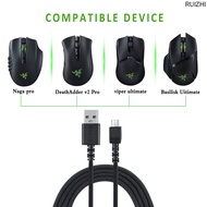 USB Charging Cable for Razer Naga Pro  DeathAdder V2 pro Razer Basilisk Razer Viper Ultimate Hypersp