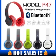~Ship From KL~ P47 Wireless Bluetooth Headphones P47 Fon Kepala Bluetooth Tanpa Wayar Bluetooth earp