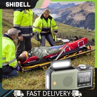 10000mAh Emergency Hand Crank Radio Solar Powered Radio with Power Bank SOS Flashlight Portable Radi