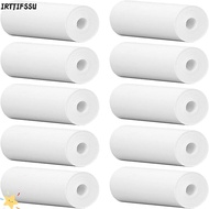 IRTJIFSSU 10pcs Thermal Paper Rolls, 57mm x 25mm Size White Color Receipt Paper Rolls, Printable Sur