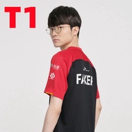 SKT1 2022 FAKER Jersey Fan T-Shirt LOL Esports LCK Uniform T-Shirt CSGO DOTA2 Clothes