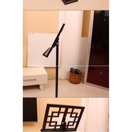 Guzheng Wood Music Stand Solid Wood Music Stand Antique Music Rack Violin Guqin Erhu Cucurbit Flute Vertical Music Stand